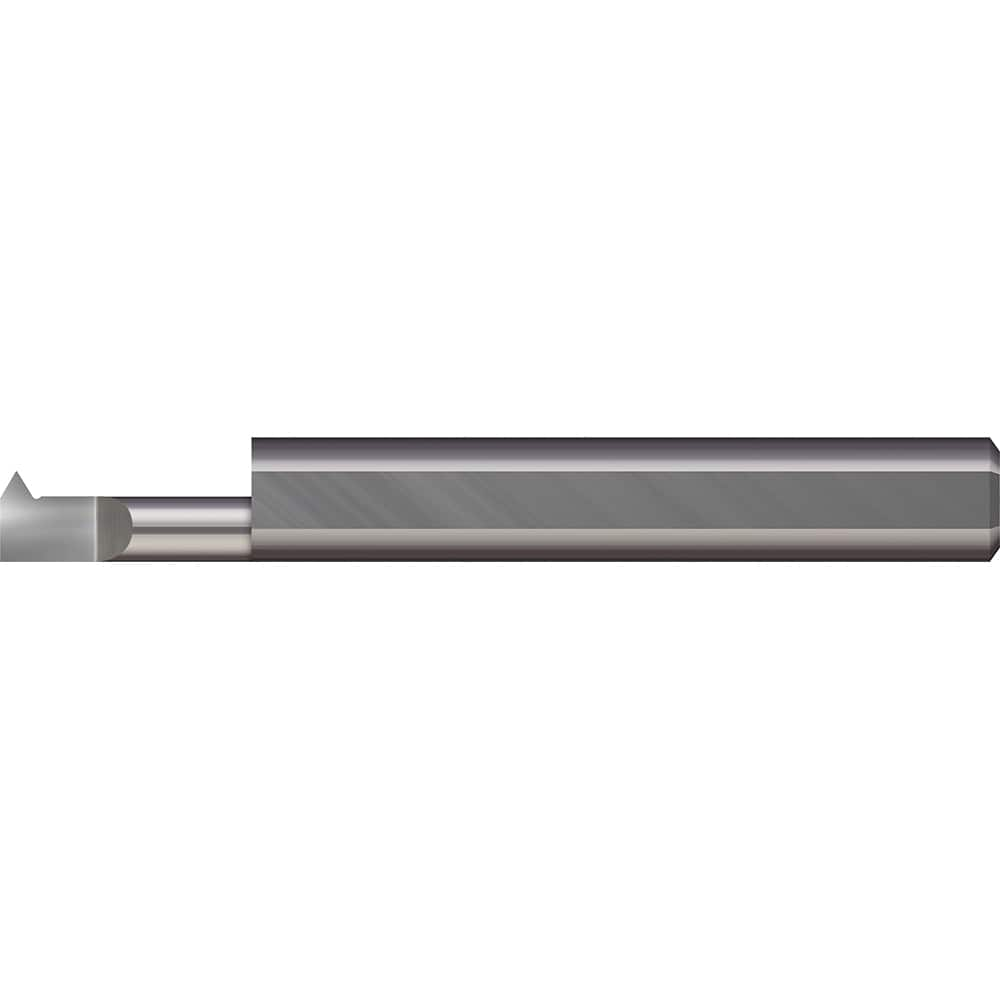 Micro 100 - Single Point Threading Tools; Thread Type: Internal ; Material: Solid Carbide ; Profile Angle: 60 ; Threading Diameter (Decimal Inch): 0.3600 ; Cutting Depth (Decimal Inch): 0.7500 ; Maximum Threads Per Inch: 32 - Exact Industrial Supply