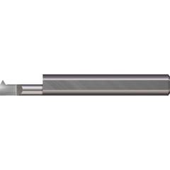 Micro 100 - Single Point Threading Tools; Thread Type: Internal ; Material: Solid Carbide ; Profile Angle: 60 ; Threading Diameter (Decimal Inch): 0.0800 ; Cutting Depth (Decimal Inch): 0.2500 ; Maximum Threads Per Inch: 76 - Exact Industrial Supply