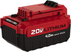 Porter-Cable - 20 Volt Lithium-Ion Power Tool Battery - 4 Ahr Capacity, 1 hr Charge Time, Series 20V Max - Best Tool & Supply