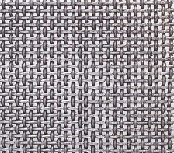 Value Collection - 39 Gage, 0.0075 Inch Wire Diameter, 60 x 60 Mesh per Linear Inch, Steel, Wire Cloth - 0.009 Inch Opening Width, 48 Inch Wide, Cut to Length - Best Tool & Supply