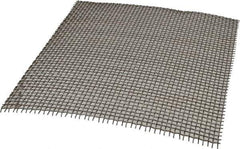 Value Collection - 16 Gage, 0.063 Inch Wire Diameter, 4 x 4 Mesh per Linear Inch, Steel, Wire Cloth - 0.187 Inch Opening Width, 12 Inch Wide x 12 Inch Stock Length - Best Tool & Supply