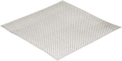 Value Collection - 22 Gage, 0.028 Inch Wire Diameter, 6 x 6 Mesh per Linear Inch, Stainless Steel, Milling Grade Wire Cloth - 0.1387 Inch Opening Width, 12 Inch Wide x 12 Inch Stock Length - Best Tool & Supply