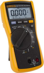 Fluke - 116, CAT III, 600 VAC/VDC, Digital True RMS Auto Ranging Manual Ranging Multimeter - Measures Voltage, Capacitance, Resistance, Temperature - Best Tool & Supply