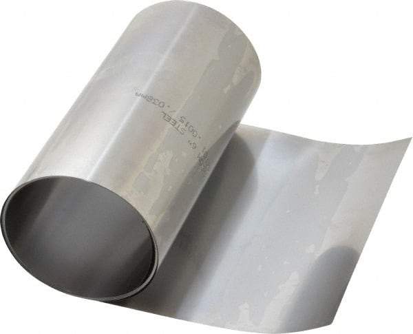 Made in USA - 15 Ft. Long x 6 Inch Wide x 0.0015 Inch Thick, Roll Shim Stock - Steel - Best Tool & Supply