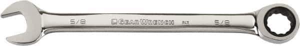 GearWrench - 7/8" 12 Point Combination Wrench - Chrome Vanadium Steel, Full Polish Finish - Best Tool & Supply