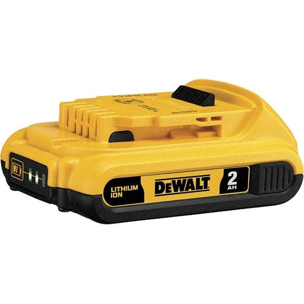 DeWALT - 20 Volt Lithium-Ion Power Tool Battery - 2 Ahr Capacity, 35 min Charge Time, Series XR - Best Tool & Supply