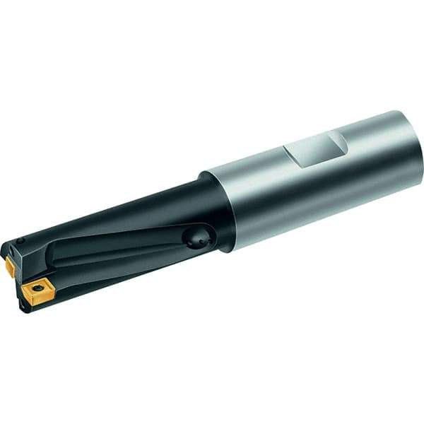 Walter - 1.03" Max Drill Depth, 2xD, 33/64" Diam, Indexable Insert Drill - 2 Inserts, 3/4" Shank Diam, Straight Shank - Best Tool & Supply