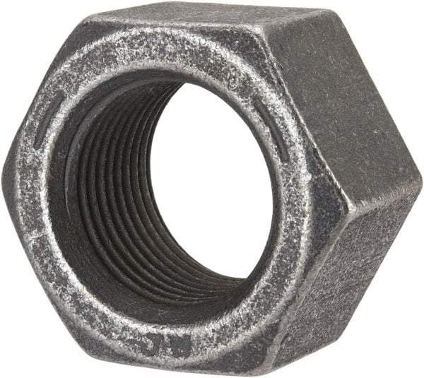 Value Collection - 1-1/8 - 12 UNF Steel Right Hand Hex Nut - 1-11/16" Across Flats, 0.999" High, Uncoated - Best Tool & Supply