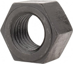 Value Collection - 1-1/4 - 7 UNC Steel Right Hand Hex Nut - 1-7/8" Across Flats, 1-1/16" High, Uncoated - Best Tool & Supply