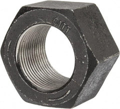 Value Collection - 1-3/8 - 12 UNF Steel Right Hand Hex Nut - 2-1/16" Across Flats, 1.206" High, Uncoated - Best Tool & Supply