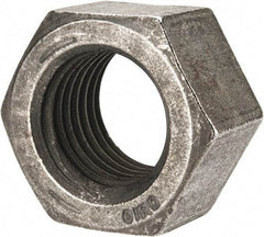 Value Collection - 1-1/2 - 6 UNC Steel Right Hand Hex Nut - 2-1/4" Across Flats, 1.317" High, Uncoated - Best Tool & Supply