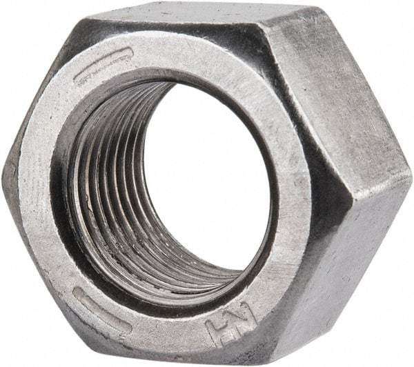 Value Collection - 5/8-18 UNF Steel Right Hand Hex Nut - 15/16" Across Flats, 35/64" High, Uncoated - Best Tool & Supply