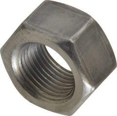 Value Collection - 3/4-16 UNF Steel Right Hand Hex Nut - 1-1/8" Across Flats, 41/64" High, Uncoated - Best Tool & Supply