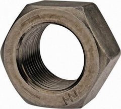 Value Collection - 7/8-14 UNF Steel Right Hand Hex Nut - 1-5/16" Across Flats, 3/4" High, Uncoated - Best Tool & Supply