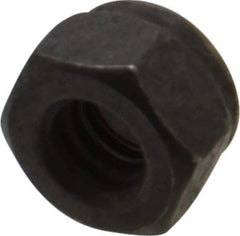 Value Collection - 1/4-20 UNC Grade 8 Hex Lock Nut with Nylon Insert - 7/16" Width Across Flats, 5/16" High, Uncoated - Best Tool & Supply