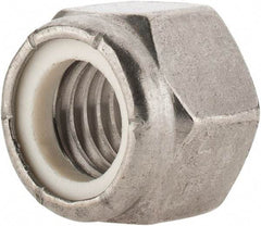 Value Collection - 5/8-11 UNC 316 Hex Lock Nut with Nylon Insert - 15/16" Width Across Flats, 3/4" High, Uncoated - Best Tool & Supply