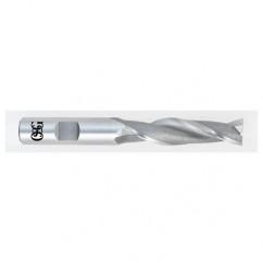 3/8 Dia. x 3-1/4 Overall Length 2-Flute Square End HSS-CO SE End Mill-Round Shank-Center Cutting-Uncoated - Best Tool & Supply