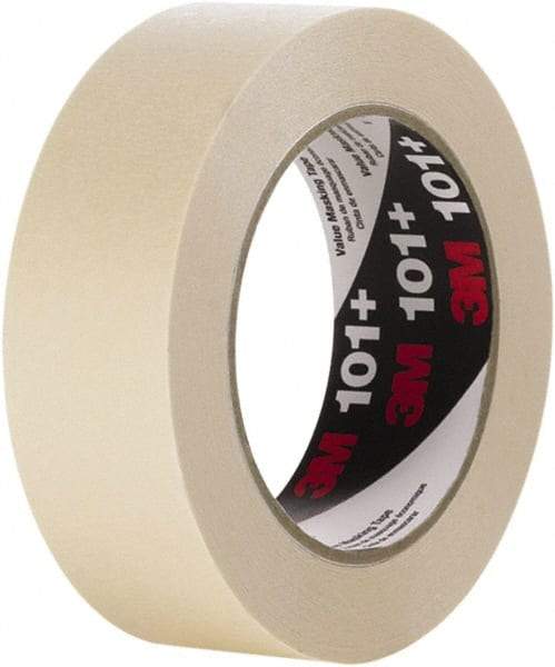 3M - 48mm Wide x 60 Yd Long Tan Paper Masking Tape - Series 101+, 5.1 mil Thick, 22 In/Lb Tensile Strength - Best Tool & Supply