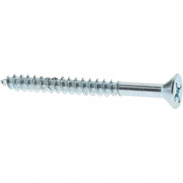 Value Collection - Sheet Metal Screws; System of Measurement: Inch ; Head Type: Flat ; Screw Size: #8 ; Length (Inch): 1-3/4 ; Drive Type: Phillips ; Material: Steel - Exact Industrial Supply