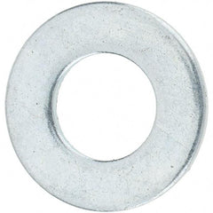 Value Collection - 5/16" Screw, Steel SAE Flat Washer - 11/32" ID x 11/16" OD, 1/16" Thick, Zinc-Plated Finish - Best Tool & Supply