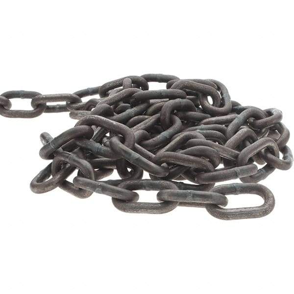 Peerless Chain - 1/4" Welded High Test Chain - 5,400 Lb Capacity, Grade 40, 134' Long, Hot Galvanized Finish - Best Tool & Supply