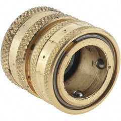 Parker - 3/4 Garden Hose Coupler - Brass & Stainless Steel, Female Connector - Best Tool & Supply