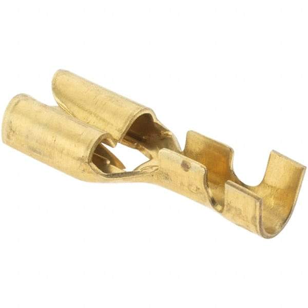 Import - Noninsulated Female Tab Terminal - Push In Connection, 14 to 12 AWG Compatible - Best Tool & Supply