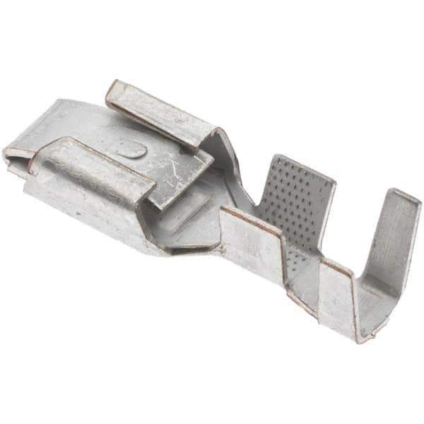 Import - Noninsulated Female Tab Terminal - Push In Connection, 12 to 10 AWG Compatible - Best Tool & Supply