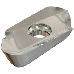 Iscar - APCR220650 HM Grade IC28 Carbide Milling Insert - Uncoated, 0.2362" Thick, 5mm Corner Radius - Best Tool & Supply