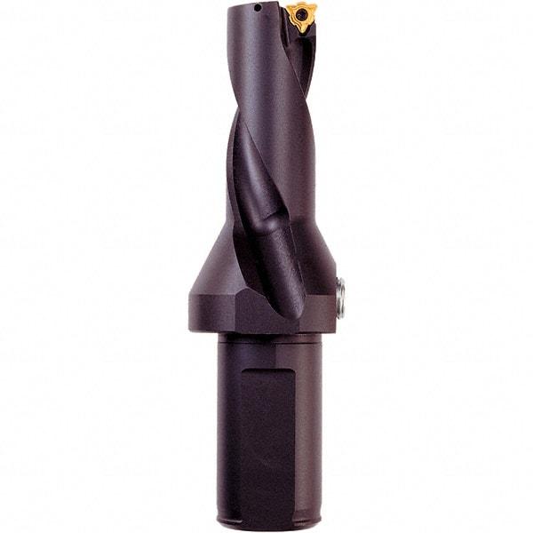 Iscar - 4" Max Drill Depth, 4xD, 1" Diam, Indexable Insert Drill - 2 Inserts, 1-1/4" Shank Diam, Whistle Notch Shank - Best Tool & Supply