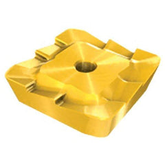 Iscar - SPKR42 HS Grade IC520M Carbide Milling Insert - TiCN Finish, 1/8" Thick, 1/2" Inscribed Circle - Best Tool & Supply