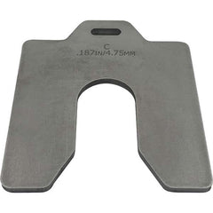 Maudlin Products - Metal Shim Stock Type: Slotted Shim Material: Stainless Steel - Best Tool & Supply