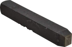 Made in USA - 5/32" Character Size, 7 Character, Heavy Duty Individual Steel Stamp - Steel, Individual - Best Tool & Supply