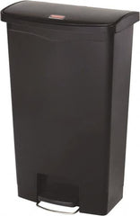 Rubbermaid - 18 Gal Rectangle Unlabeled Trash Can - Exact Industrial Supply