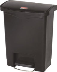 Rubbermaid - 8 Gal Rectangle Unlabeled Trash Can - Exact Industrial Supply