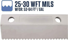 SEYMOUR-MIDWEST - 26" Rubber Blade Floor Squeegee - Threaded End, Single Edge, Gray, Use with 78256 - Best Tool & Supply