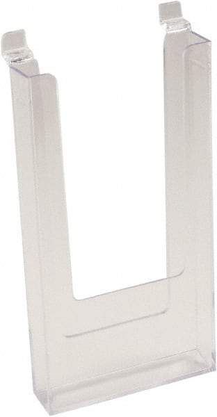 ECONOCO - 4-1/2" Wide x 1" Deep x 9" High, 1 Compartment, Acrylic Literature Holder - Clear, 4-7/16" Compartment Width x 13/16" Compartment Depth x 8-1/4" Compartment Height - Best Tool & Supply