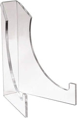 ECONOCO - 6" Deep x 8" High, Acrylic Display Easel - Clear - Best Tool & Supply