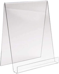 ECONOCO - 9" Wide x 11" High, Acrylic Display Easel - Clear - Best Tool & Supply