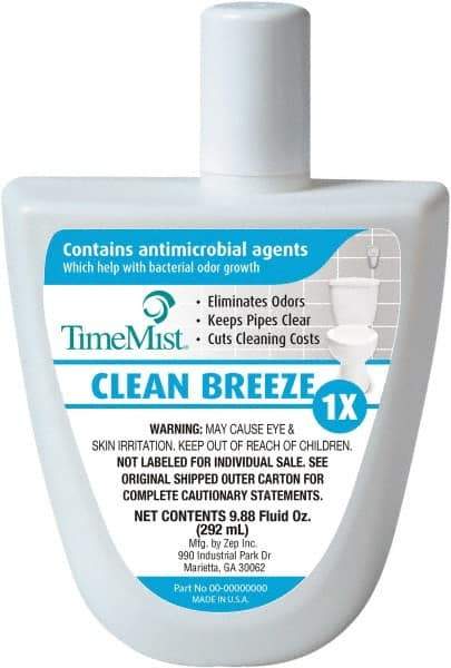 TimeMist - 10.5 oz Air Freshener Dispenser Refill - Clean/Fresh, Compatible with TimeMist Virtual Janitors - Best Tool & Supply