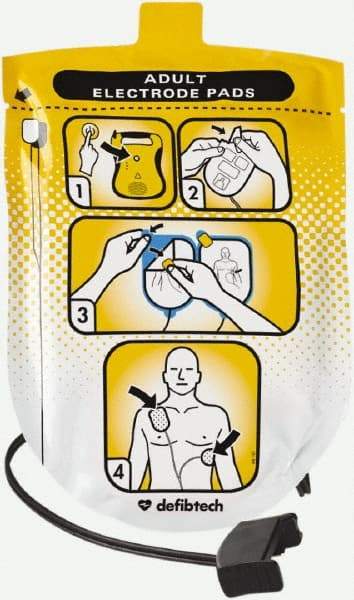 Defibtech - Adult CPR Pad - Compatible With Lifeline AED - Best Tool & Supply