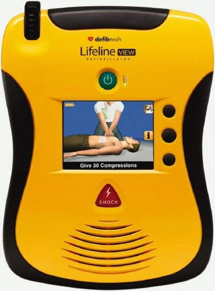 Defibtech - Adult Pad Defibrillator - Nonrechargeable Lithium Battery Included - Best Tool & Supply