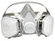 Half Facepiece Disposable Respirator Assembly; Medium 12/cs - Best Tool & Supply