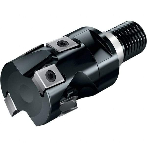 Walter - 40mm Cut Diam, 34mm Max Depth of Cut, Indexable Square Shoulder Helical End Mill - Multiple Insert Styles, T36 Modular Connection, 90° Lead Angle, Through Coolant - Best Tool & Supply