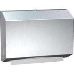 ASI-American Specialties, Inc. - Manual, Stainless Steel Paper Towel Dispenser - 200 C-Fold or 275 Multi-Fold, Silver - Best Tool & Supply