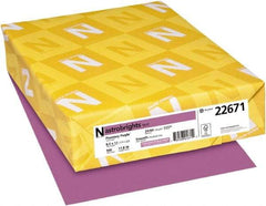 Neenah Paper - 8-1/2" x 11" Planetary Purple Colored Copy Paper - Use with Laser Printers, Copiers, Inkjet Printers - Best Tool & Supply