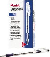 Pentel - Conical Ball Point Pen - Blue - Best Tool & Supply