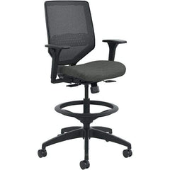 Hon - 53" High Mid Back Chair - 29-3/4" Wide x 28-3/4" Deep, Fabric Mesh Seat, Ink - Best Tool & Supply