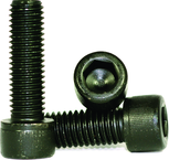 M5 - .80 x 75mm - Black Finish Heat Treated Alloy Steel - Cap Screws - Socket Head - Best Tool & Supply