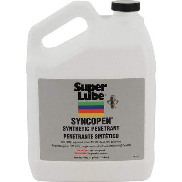 Synco Chemical - 1 Gal Bottle Synthetic Penetrant - Translucent Brown, -10°F to 180°F, Food Grade - Best Tool & Supply